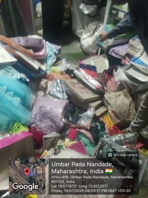 Water Affected Stock of Readymade Garments